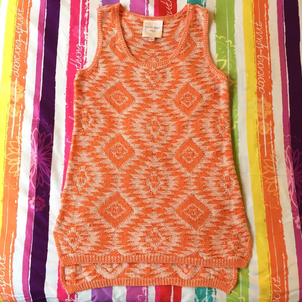 Romeo & Juliet Couture Knitted tank top women’s S